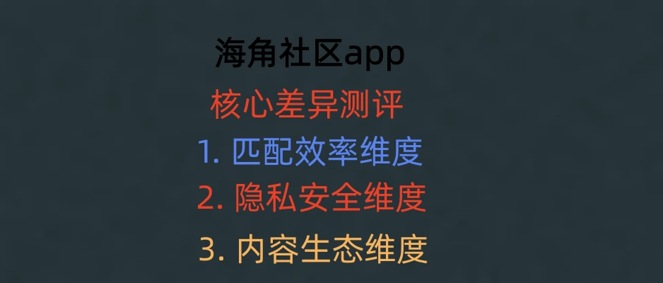 核心差异测评